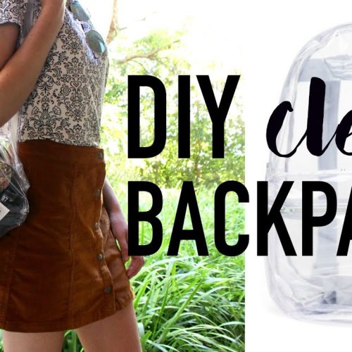 Ways To Get By To Your Clear Vinyl Backpack